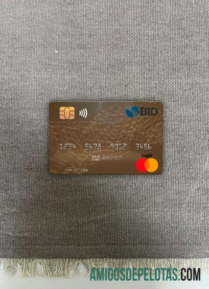 República Dominicana Banco BID Mastercard Photolook Front amostra